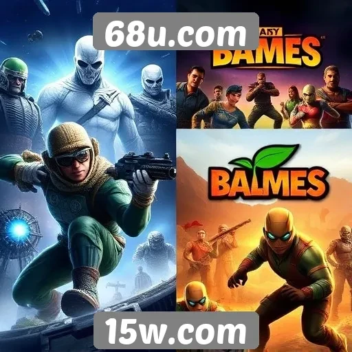Comparativo de jogos populares no 68u.com